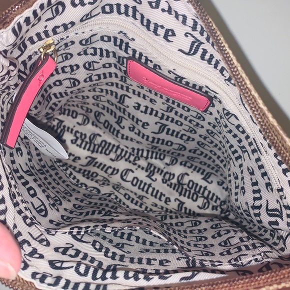 Juicy Couture Billboard Pink Brown Messenger Bag - Picture 4 of 4